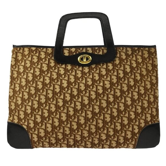 Christian Dior Brown Trotter Handbag - Picture 1 of 10